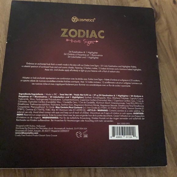 BH Cosmetics Zodiac Eye Shadow palette - Picture 3 of 3